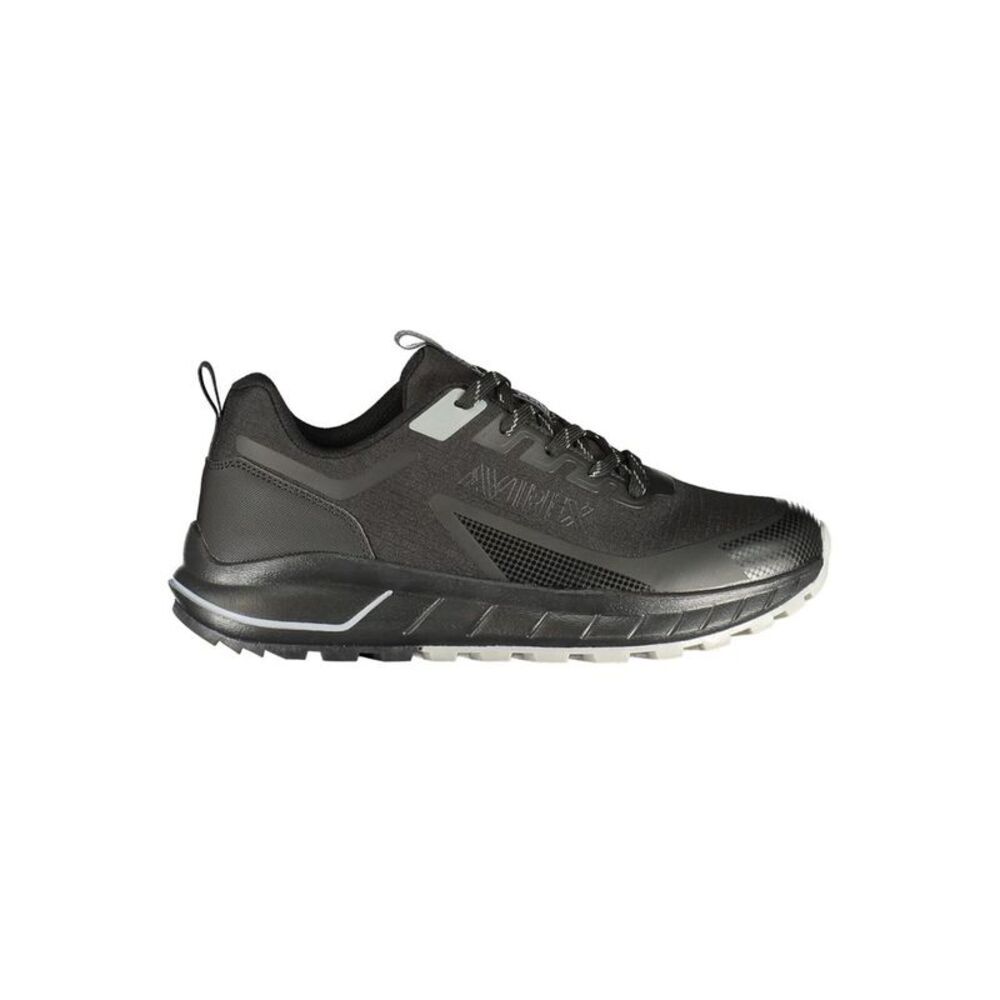 Avirex Black Polyurethane Men Men's Sneaker